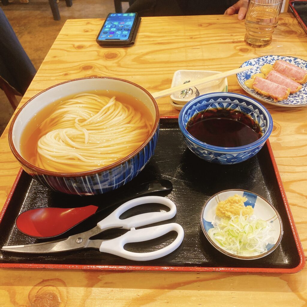 日本橋 き田たけうどんの木田さんの提唱する大阪つけ麺をいただきました なんばランチ